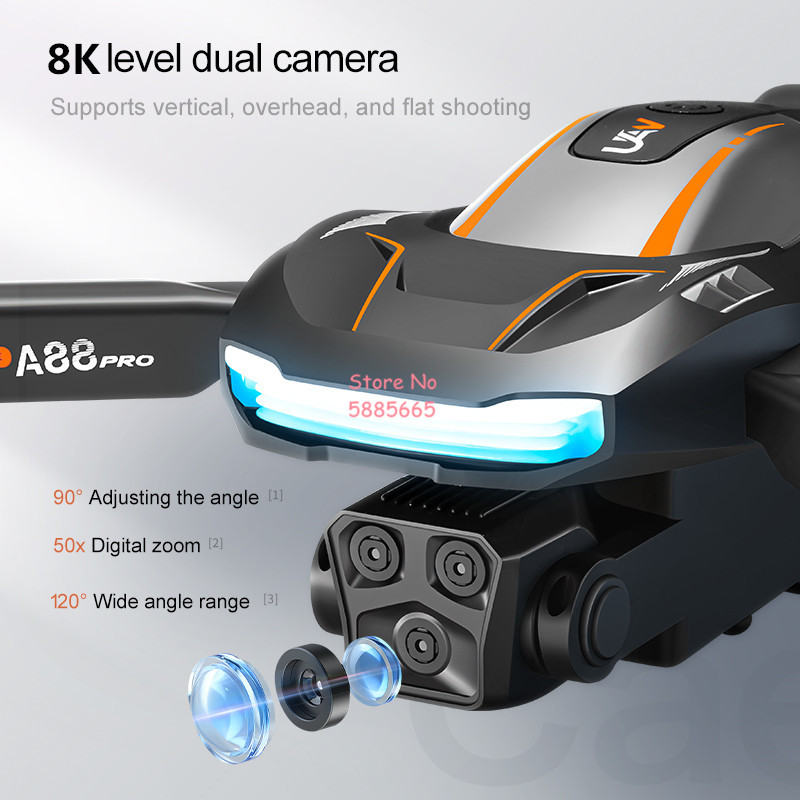8K Aerial Photography Optical  - Rc Helicopter Electric ulasan dan harga