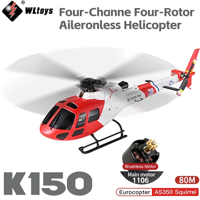 WLtoys 4CH K150-AS350 RC Helic - Rc Helicopter Gas ulasan dan harga