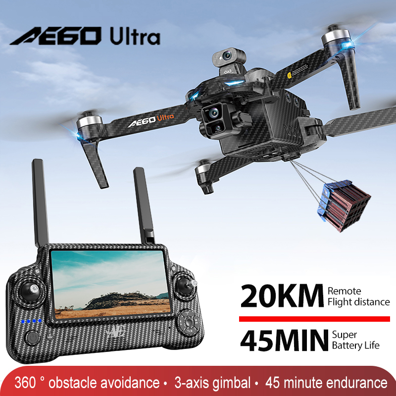 AE60 GPS Drone Professional 8K - Rc Helicopter Electric ulasan dan harga